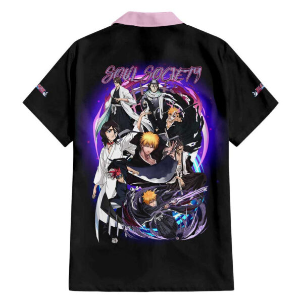 Chemise hawaïenne Soul Society Rescue Arc Bleach Japan Anime - Maison Otaku – Image 2
