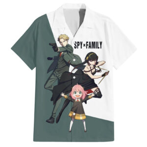 Chemise hawaïenne Spy x Family Famille Drôle Anime - Maison Otaku
