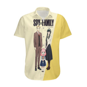 Chemise hawaïenne Spy x Family Dorée Basique - Maison Otaku
