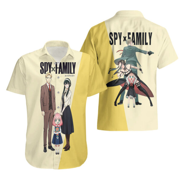 Chemise hawaïenne Spy x Family Dorée Basique - Maison Otaku – Image 3