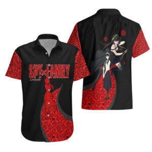 Chemise hawaïenne Spy x Family Princesse des Épines Roses Rouges - Maison Otaku