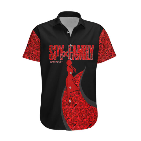 Chemise hawaïenne Spy x Family Princesse des Épines Roses Rouges - Maison Otaku – Image 2
