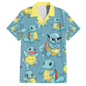 Chemise hawaïenne Squirtle Style Motif - Maison Otaku