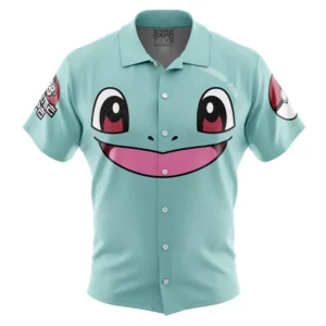Chemise hawaïenne Visage Carapuce Pokémon - Maison Otaku