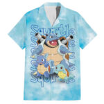 Chemise hawaïenne Squirtle Pokémon Anime – Maison Otaku