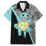 Chemise hawaïenne Squirtle Pokémon Mix Manga – Maison Otaku