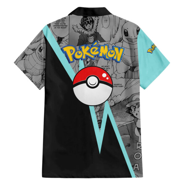 Chemise hawaïenne Squirtle Pokémon Mix Manga - Maison Otaku – Image 2