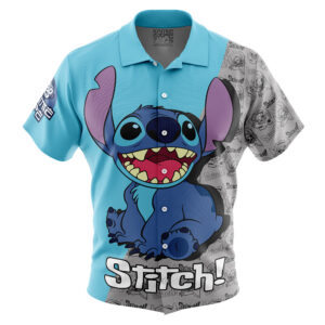 Chemise hawaïenne Stitch - Maison Otaku
