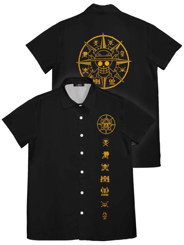 Chemise hawaïenne Grande Flotte Chapeaux de paille - Maison Otaku