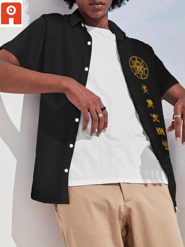 Chemise hawaïenne Grande Flotte Chapeaux de paille - Maison Otaku – Image 3