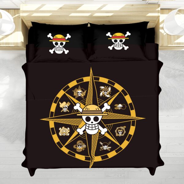 Housse De Couette One Piece Flotte du Chapeau de Paille Parure de lit Ensemble De Literie