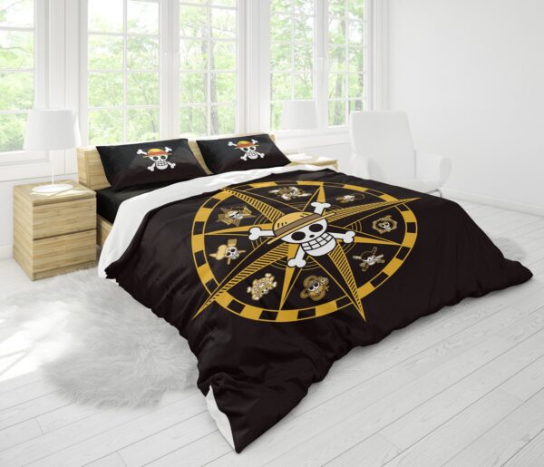 Housse De Couette One Piece Flotte du Chapeau de Paille Parure de lit Ensemble De Literie – Image 2