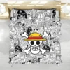 Housse De Couette One Piece Affiches Recherchés Chapeau de Paille Parure de lit Ensemble De Literie