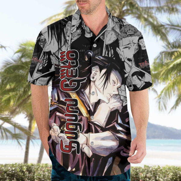 Chemise hawaïenne Suguru Geto Jujutsu Kaisen Anime - Maison Otaku – Image 3