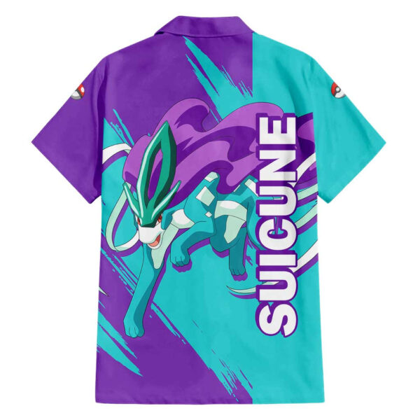 Chemise hawaïenne Suicune Pokémon Anime - Maison Otaku – Image 2