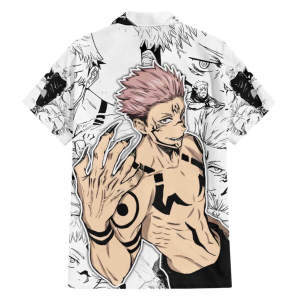 Chemise hawaïenne Sukuna Jujutsu Kaisen Motif Anime Mix Manga - Maison Otaku – Image 2