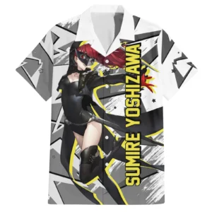 Chemise hawaïenne Sumire Yoshizawa Persona Anime Mix Polygon Cyber - Maison Otaku