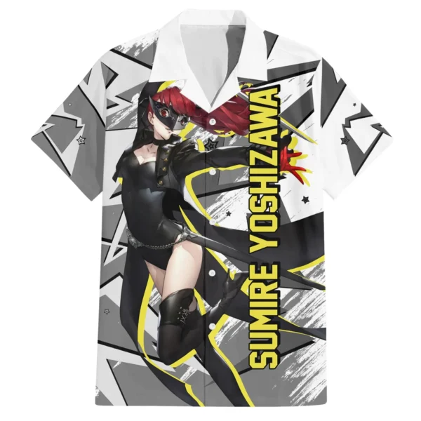 Chemise hawaïenne Sumire Yoshizawa Persona Anime Mix Polygon Cyber - Maison Otaku