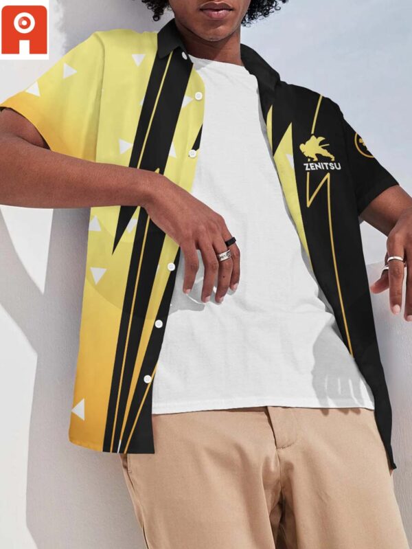 Chemise hawaïenne Été Zenitsu - Maison Otaku – Image 2