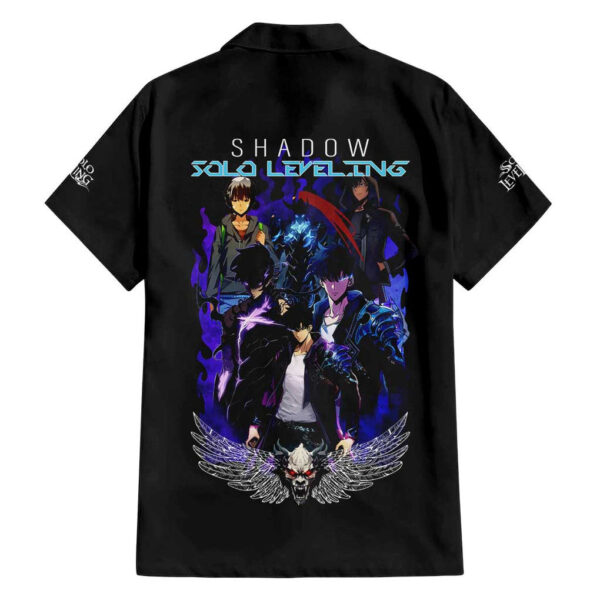 Chemise hawaïenne Sung Jin Woo Solo Leveling Anime V2 - Maison Otaku