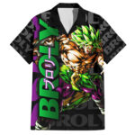 Chemise hawaïenne Super Saïjan Broly Dragon Ball Motif Anime Mix – Maison Otaku