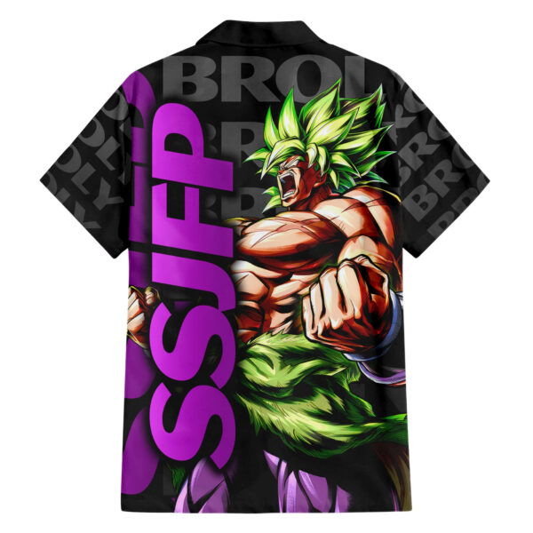 Chemise hawaïenne Super Saïjan Broly Dragon Ball Motif Anime Mix - Maison Otaku – Image 2