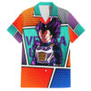 Chemise hawaïenne Super Saïyan Violet Vegeta Dragon Ball Anime - Maison Otaku