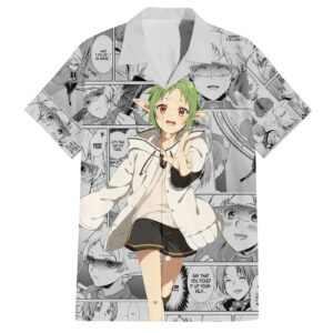 Chemise hawaïenne Sylphiette Mushoku Tensei Manga Mix Anime - Maison Otaku