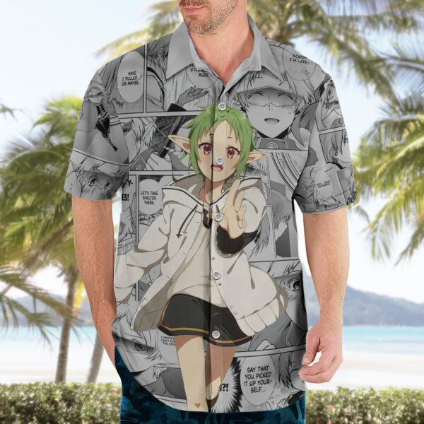 Chemise hawaïenne Sylphiette Mushoku Tensei Manga Mix Anime - Maison Otaku – Image 3
