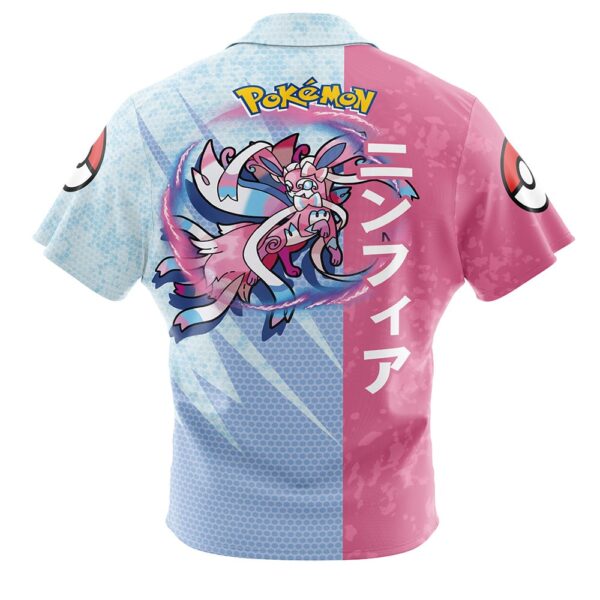 Chemise hawaïenne Attaque Sylvallié Pokémon - Maison Otaku – Image 2