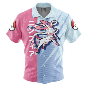 Chemise hawaïenne Attaque Sylvallié Pokémon - Maison Otaku