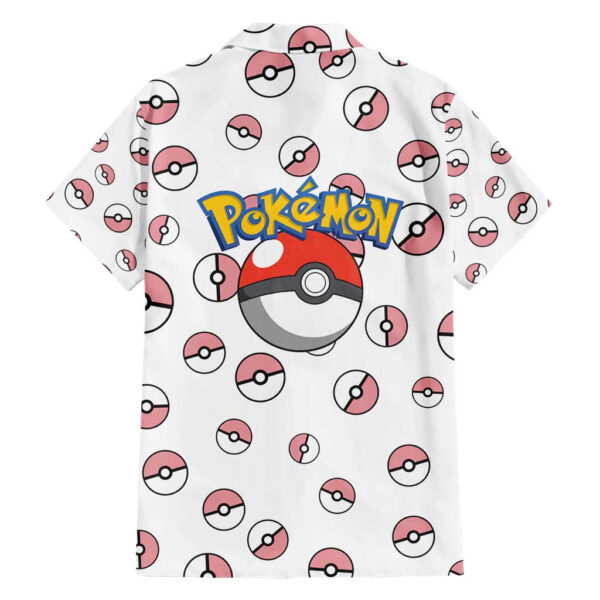 Chemise hawaïenne Sylveon Poke Ball Anime - Maison Otaku – Image 2
