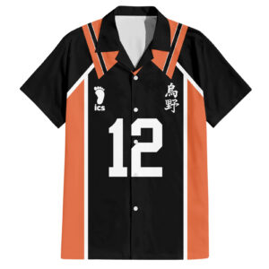 Chemise hawaïenne Tadashi Yamaguchi Karasuno - Maison Otaku