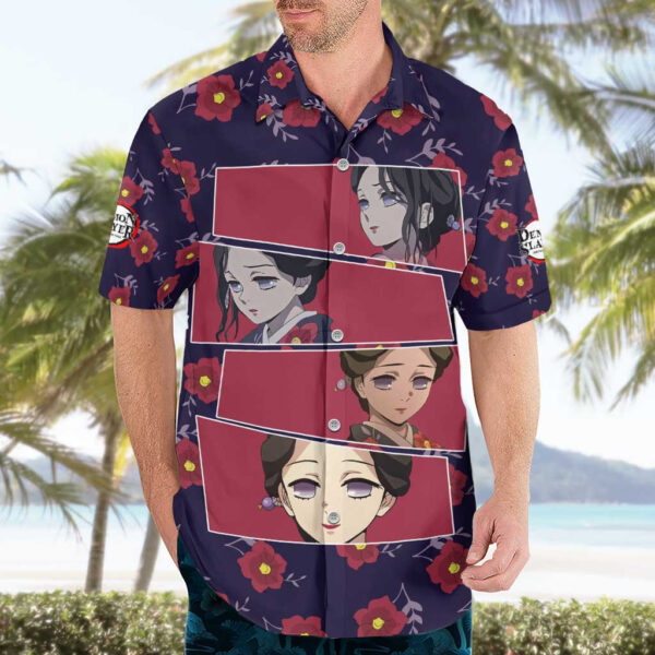 Chemise hawaïenne Tamayo Demon Slayer Anime - Maison Otaku – Image 3