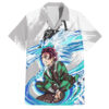 Chemise hawaïenne Tanjiro Demon Slayer - Maison Otaku