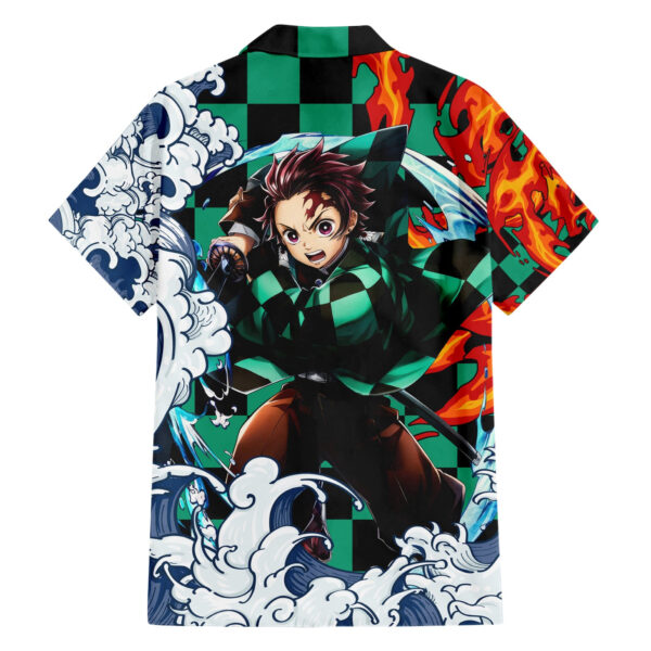 Chemise hawaïenne Tanjiro Demon Slayer Motif Japon Anime Mix - Maison Otaku – Image 2