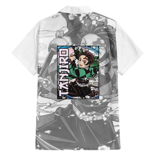 Chemise hawaïenne Tanjiro Kamado Demon Slayer Anime - Maison Otaku – Image 2