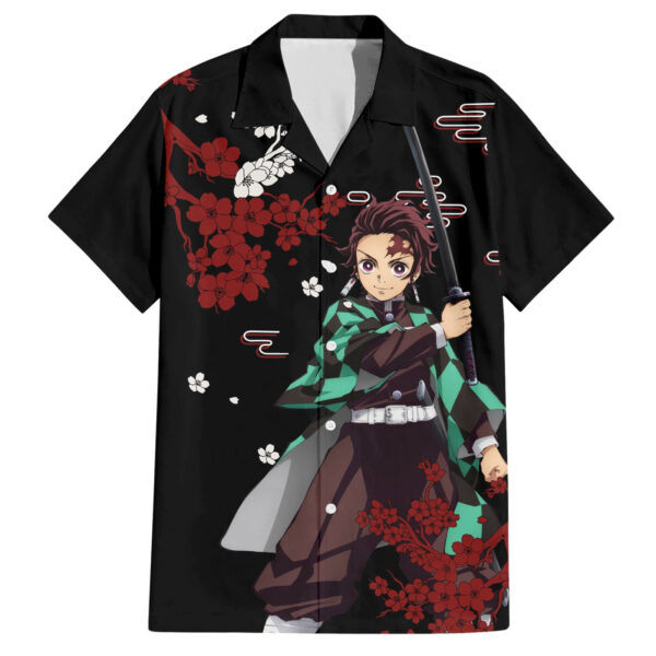 Chemise hawaïenne Tanjiro Kamado Style Japon - Maison Otaku
