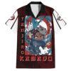 Chemise hawaïenne Tanjiro Kamado Soleil Levant Anime - Maison Otaku
