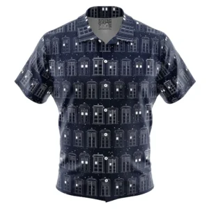 Chemise hawaïenne Tardis Doctor Who - Maison Otaku