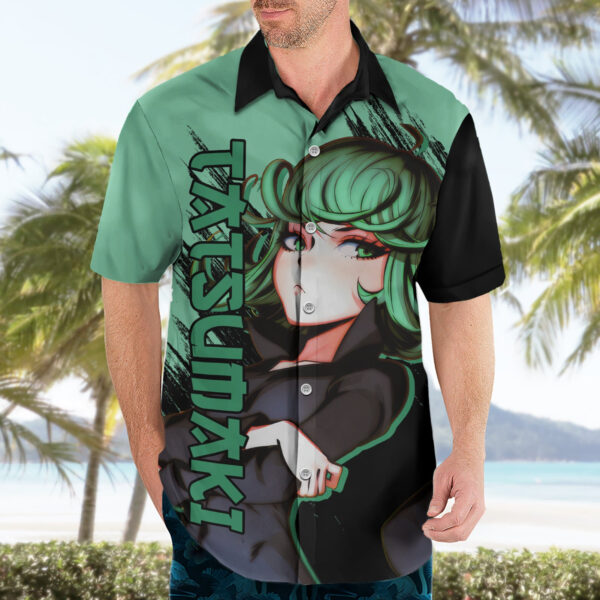 Chemise hawaïenne Tatsumaki Demon Slayer - Maison Otaku – Image 3