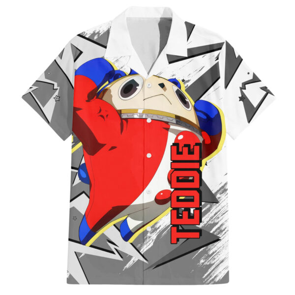 Chemise hawaïenne Teddie Persona Anime Mix Polygon Cyber - Maison Otaku