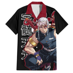 Chemise hawaïenne Tengen Uzui Demon Slayer - Maison Otaku