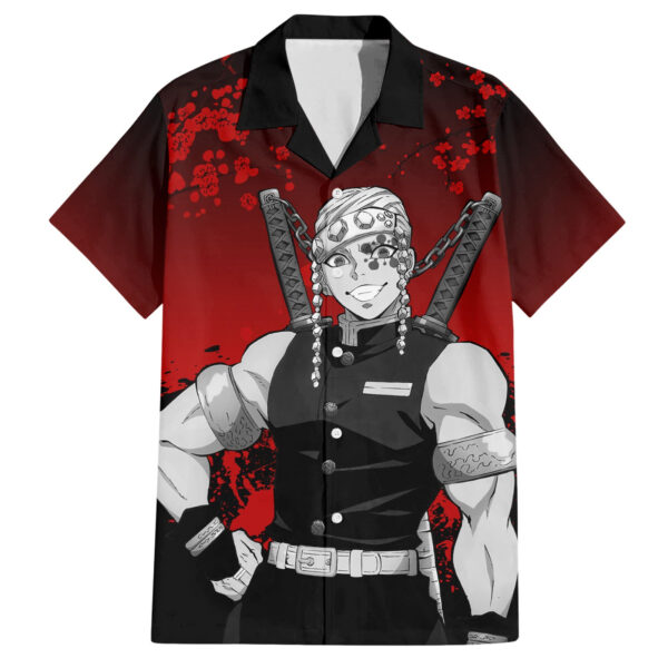 Chemise hawaïenne Tengen Uzui Art Japon - Maison Otaku