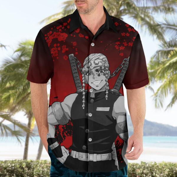 Chemise hawaïenne Tengen Uzui Art Japon - Maison Otaku – Image 3