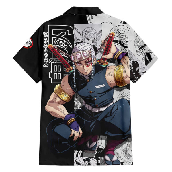 Chemise hawaïenne Tengen Uzui Style Manga - Maison Otaku – Image 2