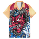 Chemise hawaïenne Tengu Art Japon – Maison Otaku