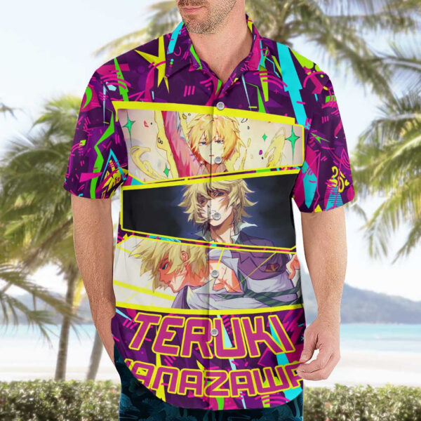 Chemise hawaïenne Teruki Hanazawa Mob Psycho 100 Anime - Maison Otaku – Image 3