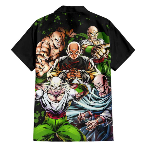 Chemise hawaïenne Tien Shinhan Dragon Ball Z Anime - Maison Otaku – Image 2