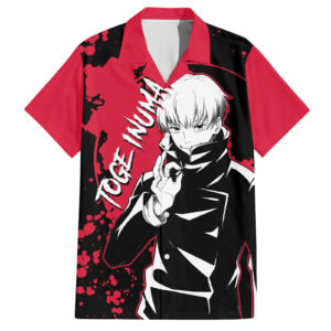 Chemise hawaïenne Toge Inumaki Jujutsu Kaisen Style Manga - Maison Otaku